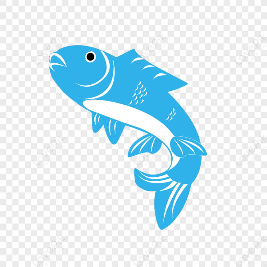 Vector Fishing Association,cartoon,blue,logo Png Image Free Download 