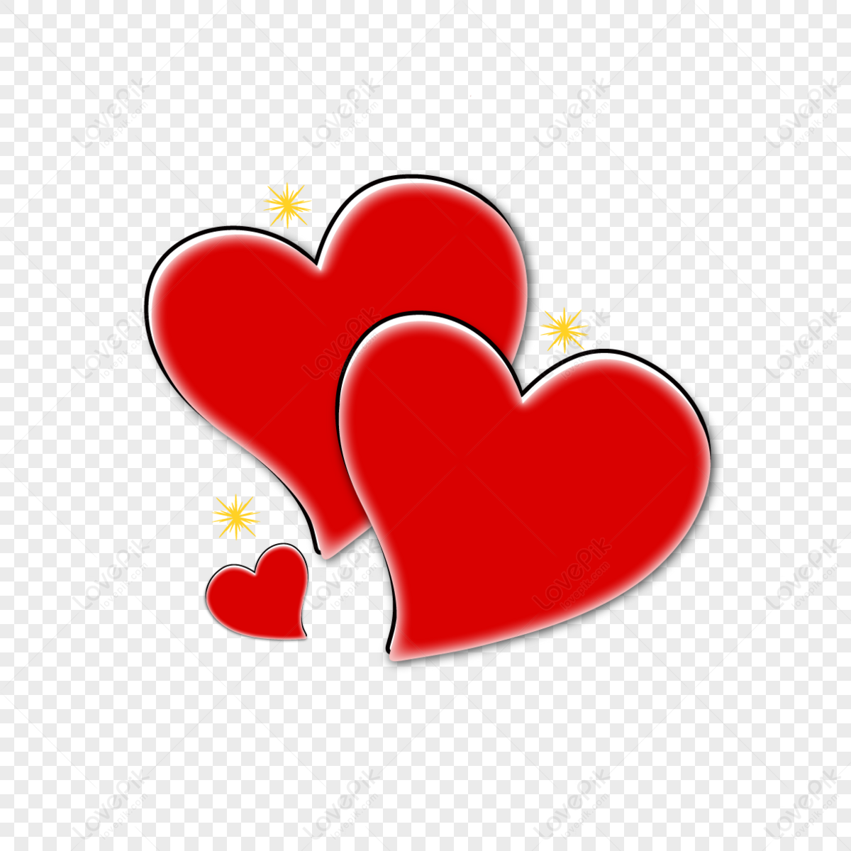 Love Heart PNG Transparent Images Free Download