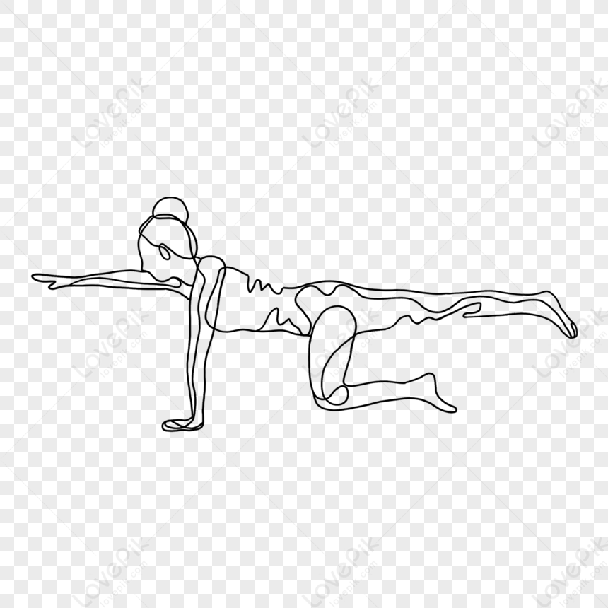 Yoga lotus pose line art, outline drawing, vector illustration. Asana for  ajna chakra, yoga and cross legged meditation design. minimalism style  Stock Vector | Adobe Stock