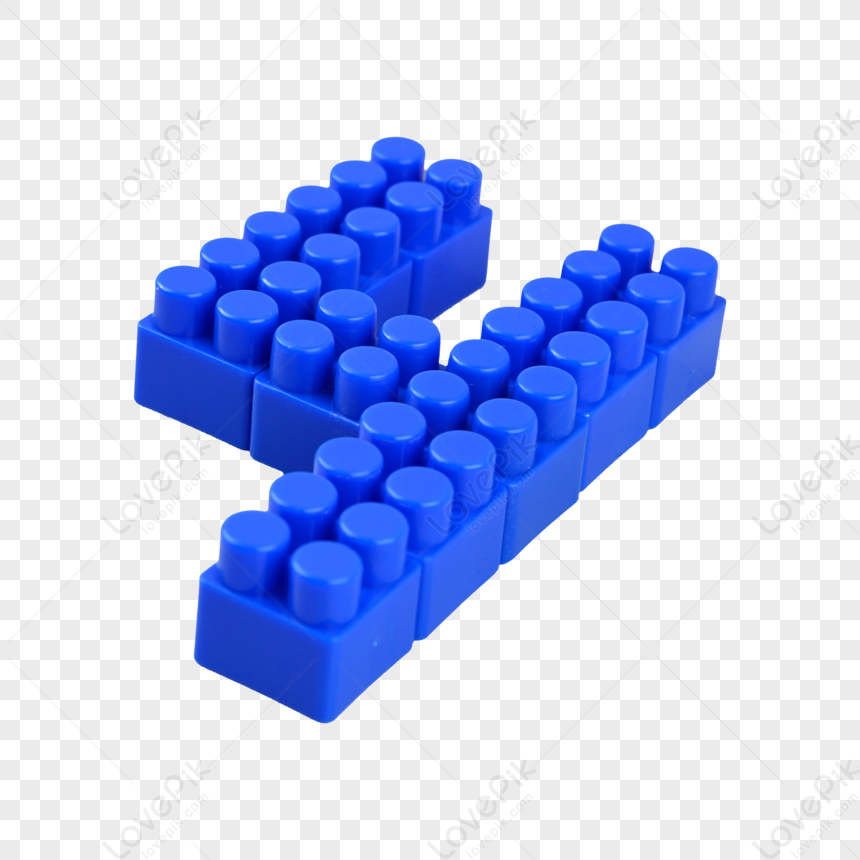 Blue Building Blocks Number Puzzle,splicing,digital,creativity PNG Hd ...