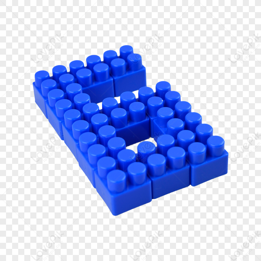 Blue Educational Toy Building Block Numbers,arabic Numerals,number ...