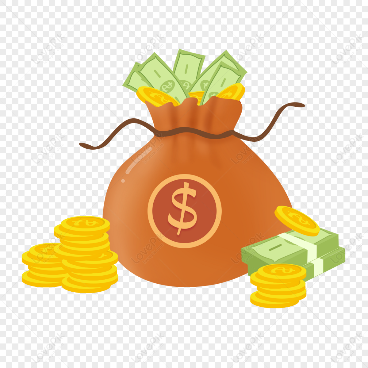 Money bag with dollar sign Stock Vector by ©Tribaliumivanka 12800543