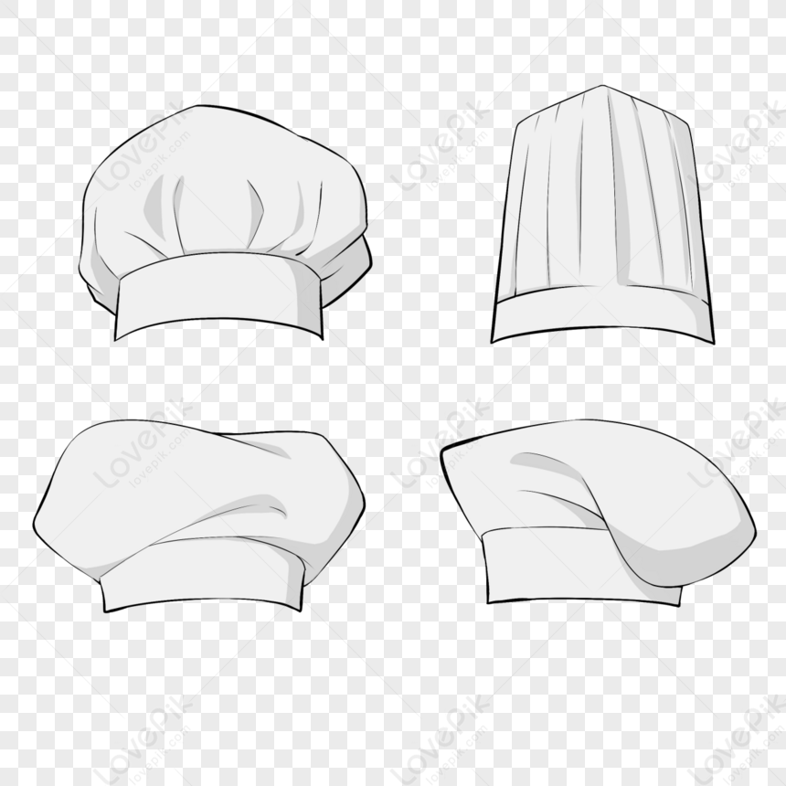 Chef Hat Clipart White Hat,creative,hat Drawing,hat Sketch PNG Picture