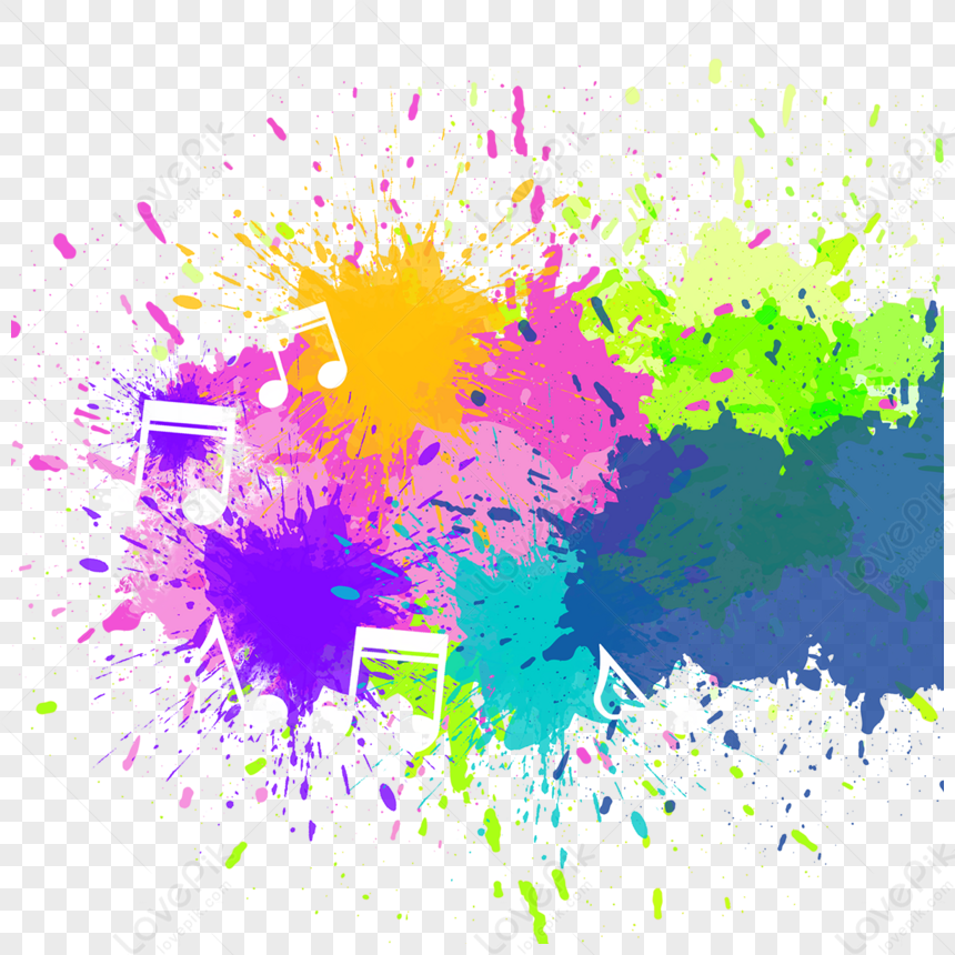 colorful-watercolor-splashes-music-symbol-colour-music-symbols