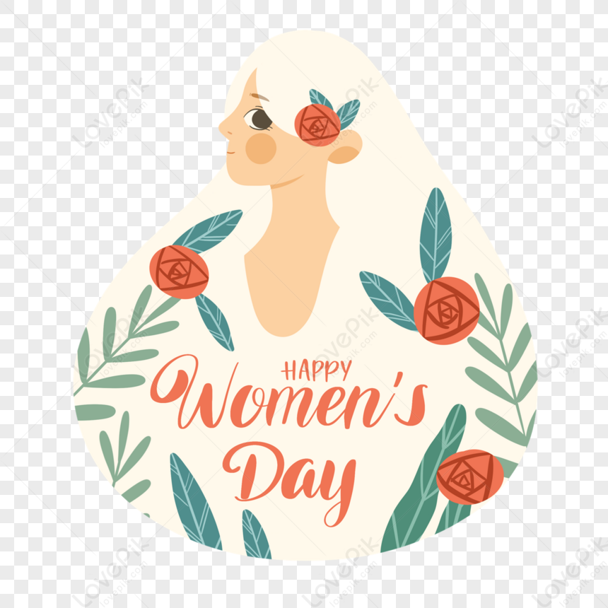 Creative Cartoon Womens Day Female Characters,zoo,wildlife PNG White ...