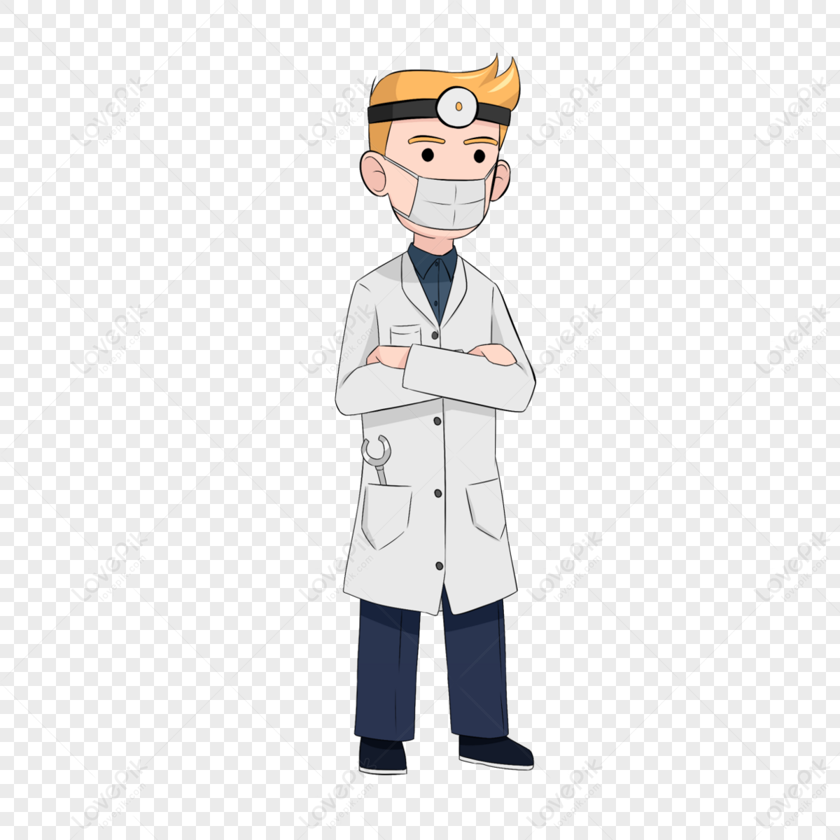 Dentist Clipart Character Standing Pose,stance,standing Characters ...