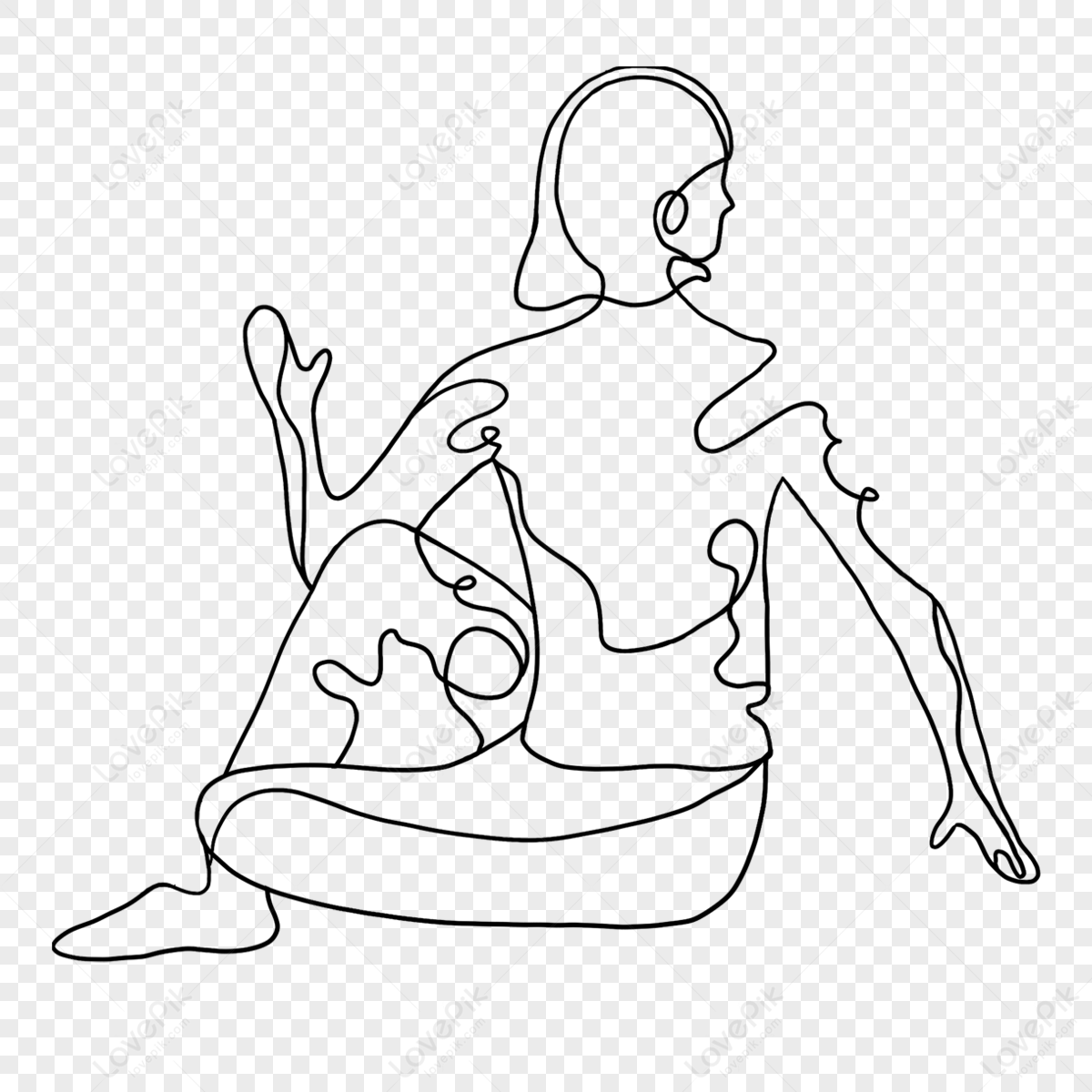 Geeta Iyengar.Warrior Pose.Yoga Pose Drawing, Art, Kunst.ink drawing.Tusche  Zeichnung | Yoga drawing, Yoga art, Cat cow yoga pose