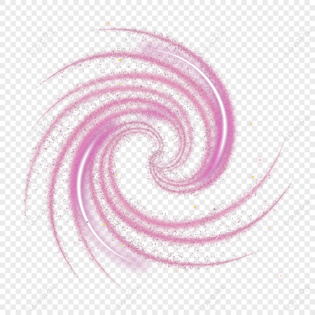 Golden Pink Rotating Spiral Light Effect Halo,effects,rotation PNG Hd ...