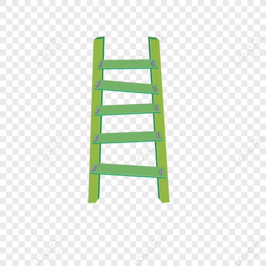 Green Cartoon Ladder Clipart,ladders Png Transparent Background And 