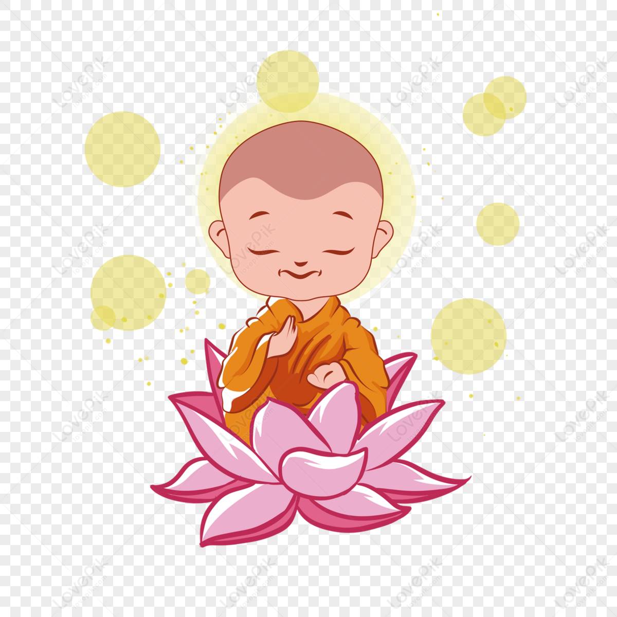 Lotus Buddha PNG Images With Transparent Background | Free Download On ...