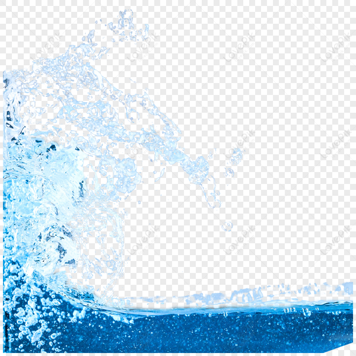 Blue Spray PNG Images With Transparent Background | Free Download On ...