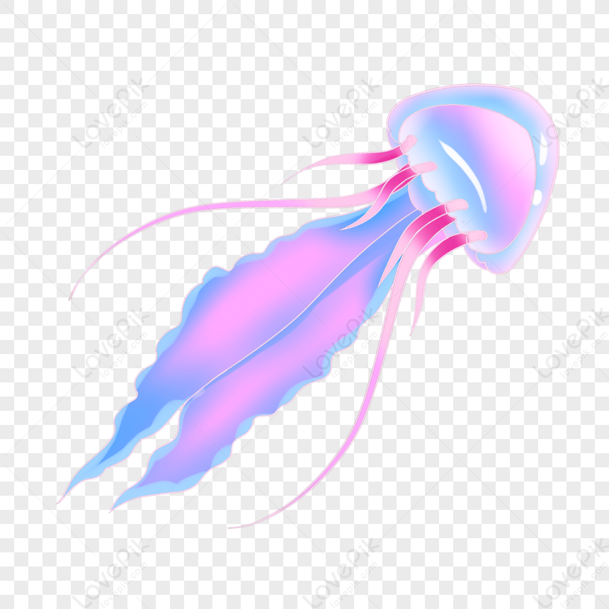 Pink Jellyfish Clipart,sea,ocean,the Sea PNG Image Free Download And ...