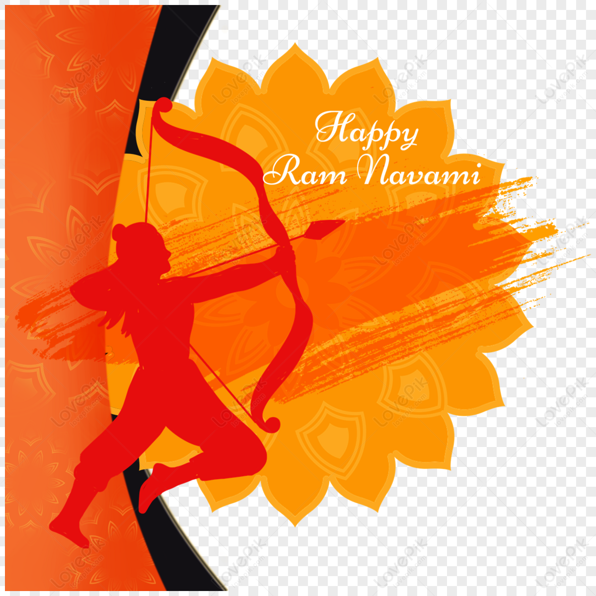 Happy ram navami png free image