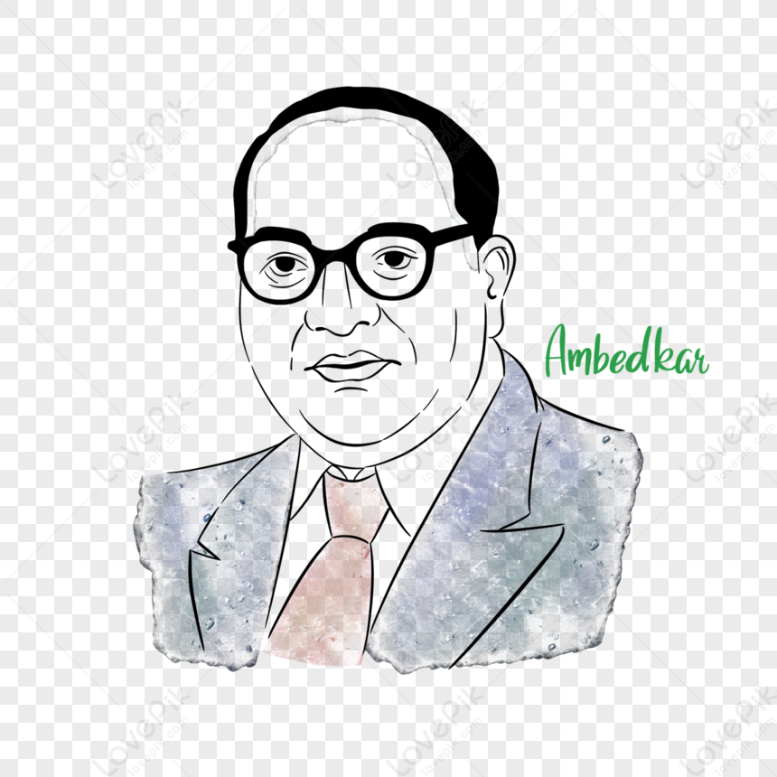 Simple Indian Ambedkar Character,political,independent,constitution PNG ...