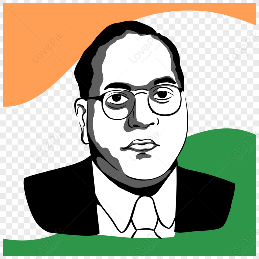 Simple Cartoon Ambedkar,country,buddhism,politics PNG Transparent Image ...