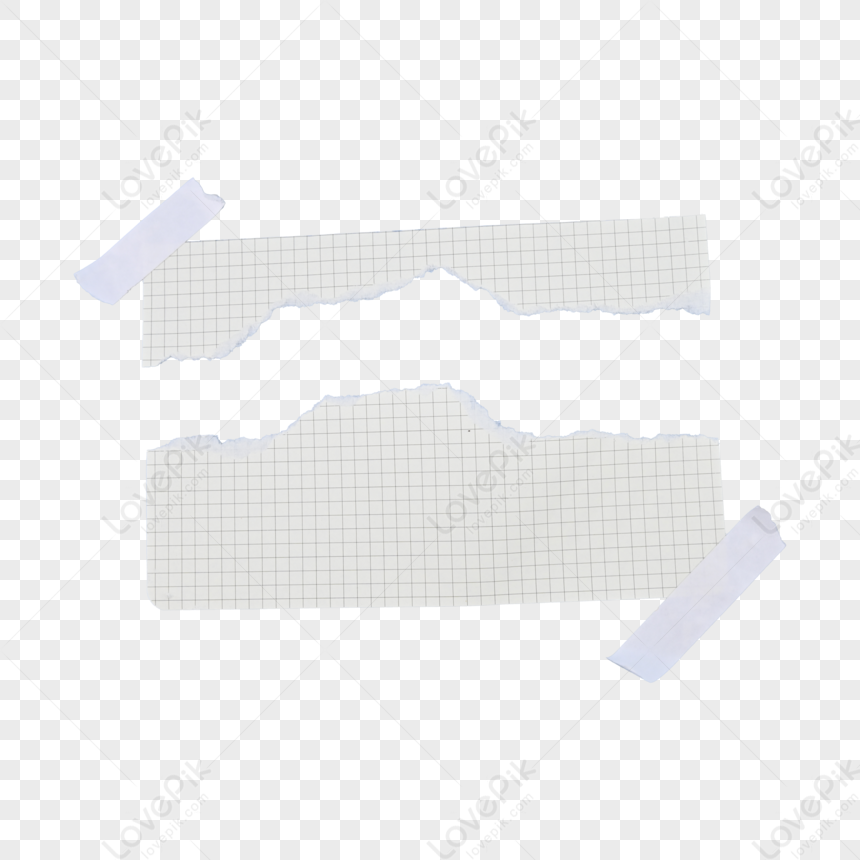 Torn Flakes Of Writing Graph Paper,write,notebook PNG Picture And ...