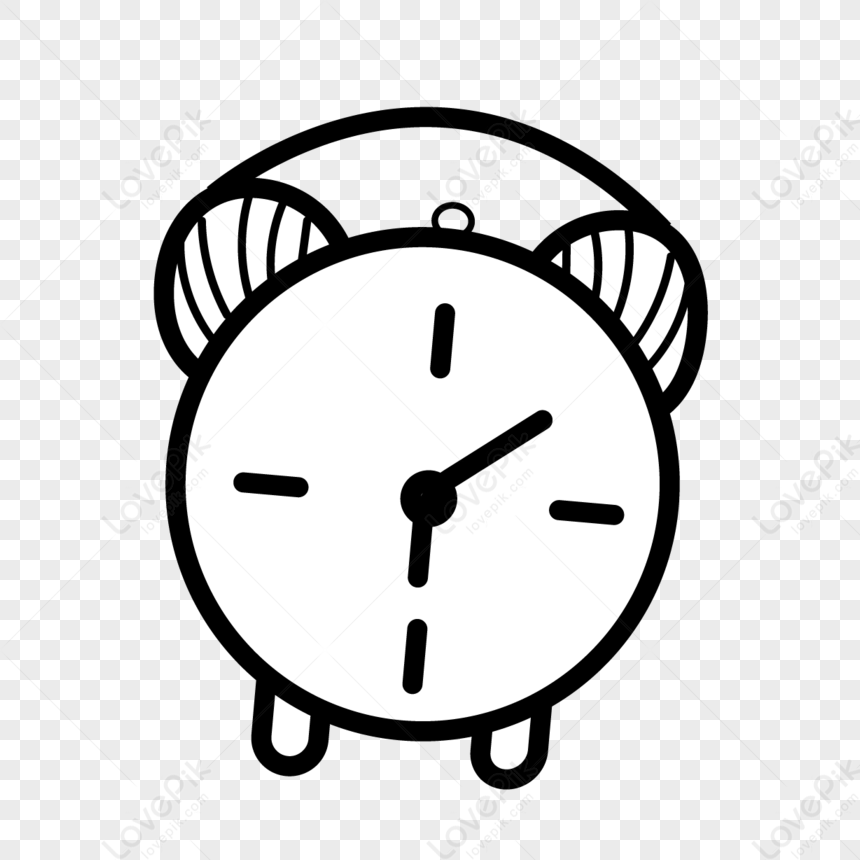 Alarm clock simple sketch. Vector illustration alarm clock doodle Stock  Vector Image & Art - Alamy