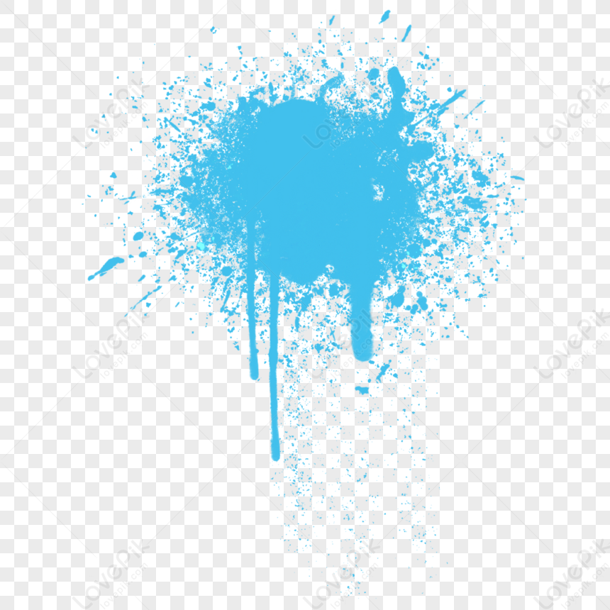 Blue Paint Splash,ink,marks,mark PNG Free Download And Clipart Image ...