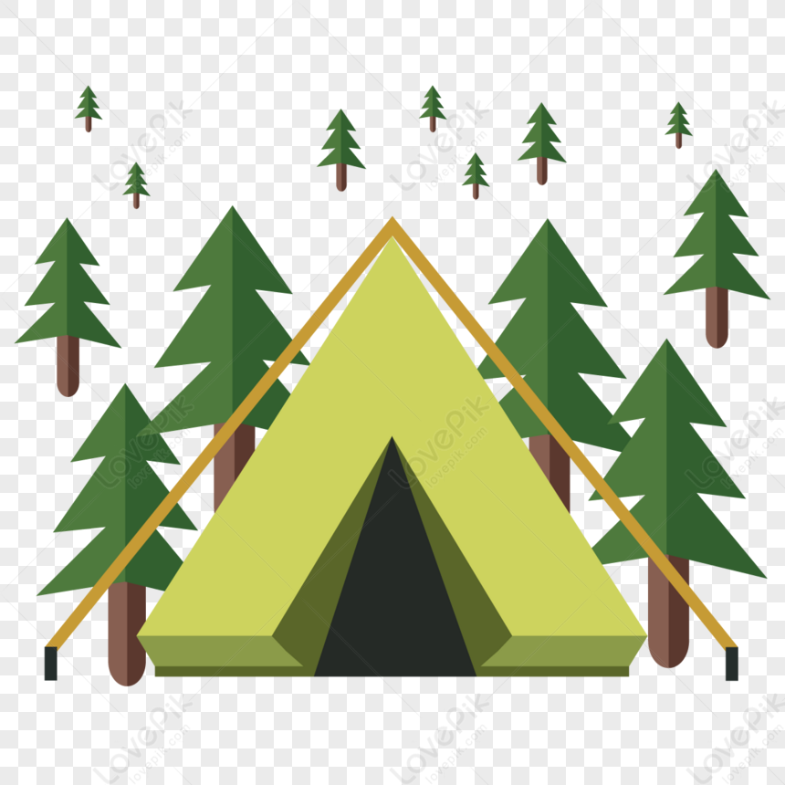 Vector Painted Camping,backdrop,lifestyle,web PNG Image Free Download ...