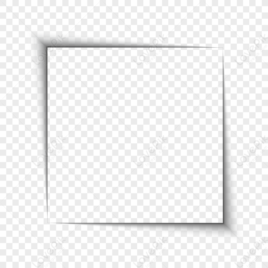 White Paper Frame,painted,hand-painted,three-dimensional PNG Hd ...