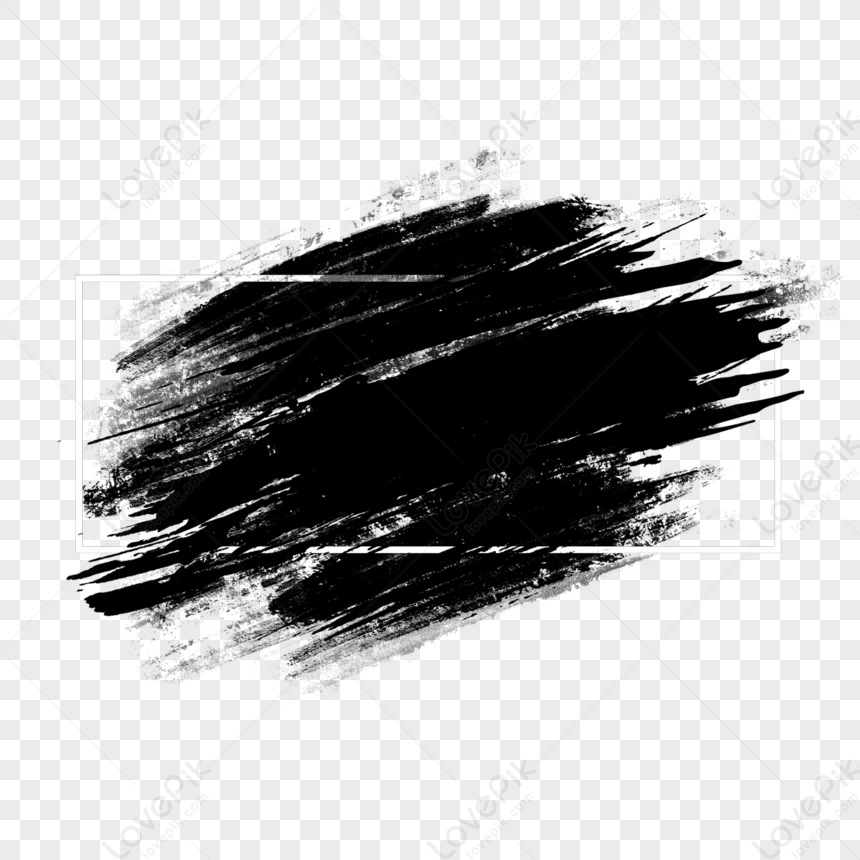 Black Binder Ink Pen Brush Border,frame,pen And Ink PNG Picture And ...