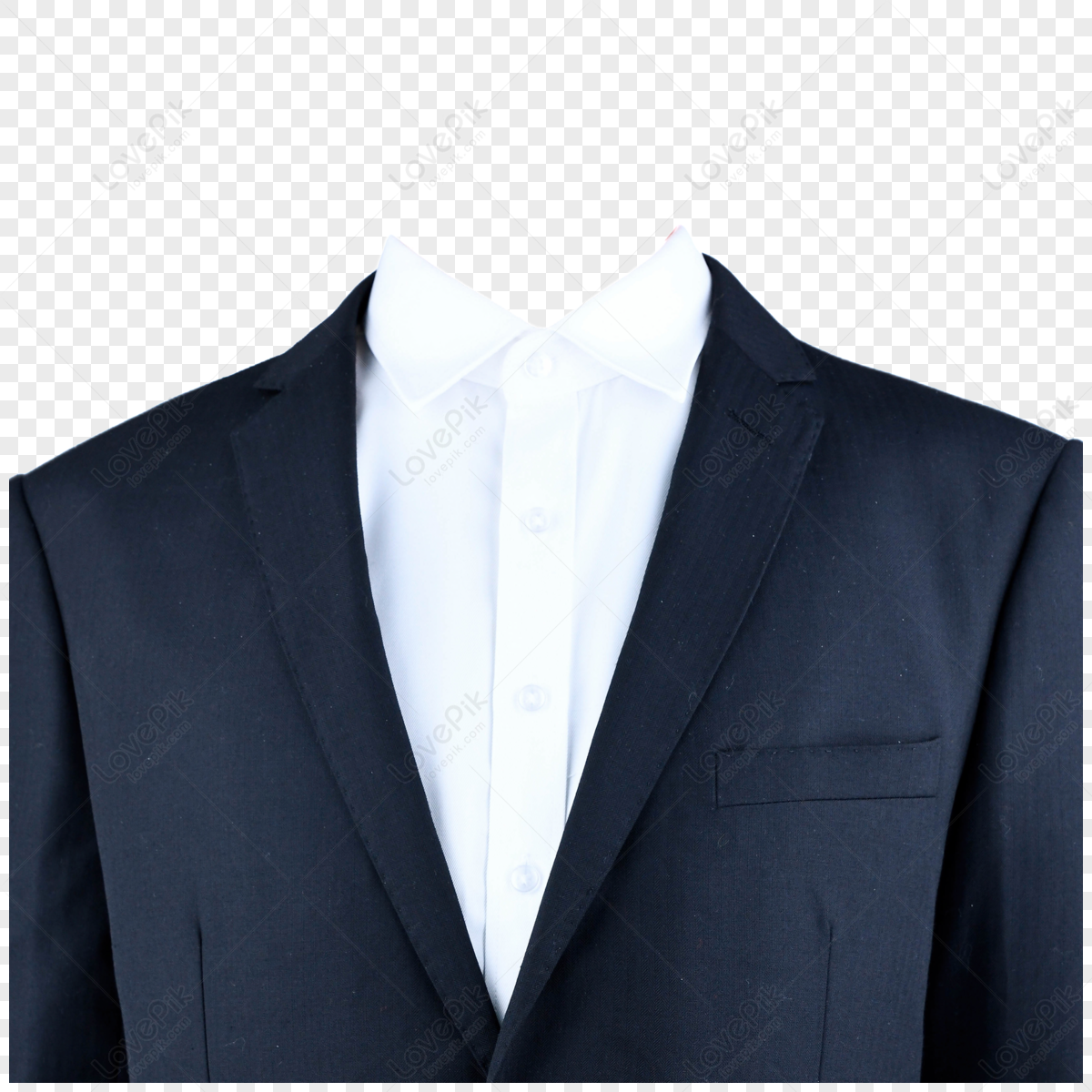 Bust Black Suit White Shirt No Tie Photography,cloth,clothes PNG ...
