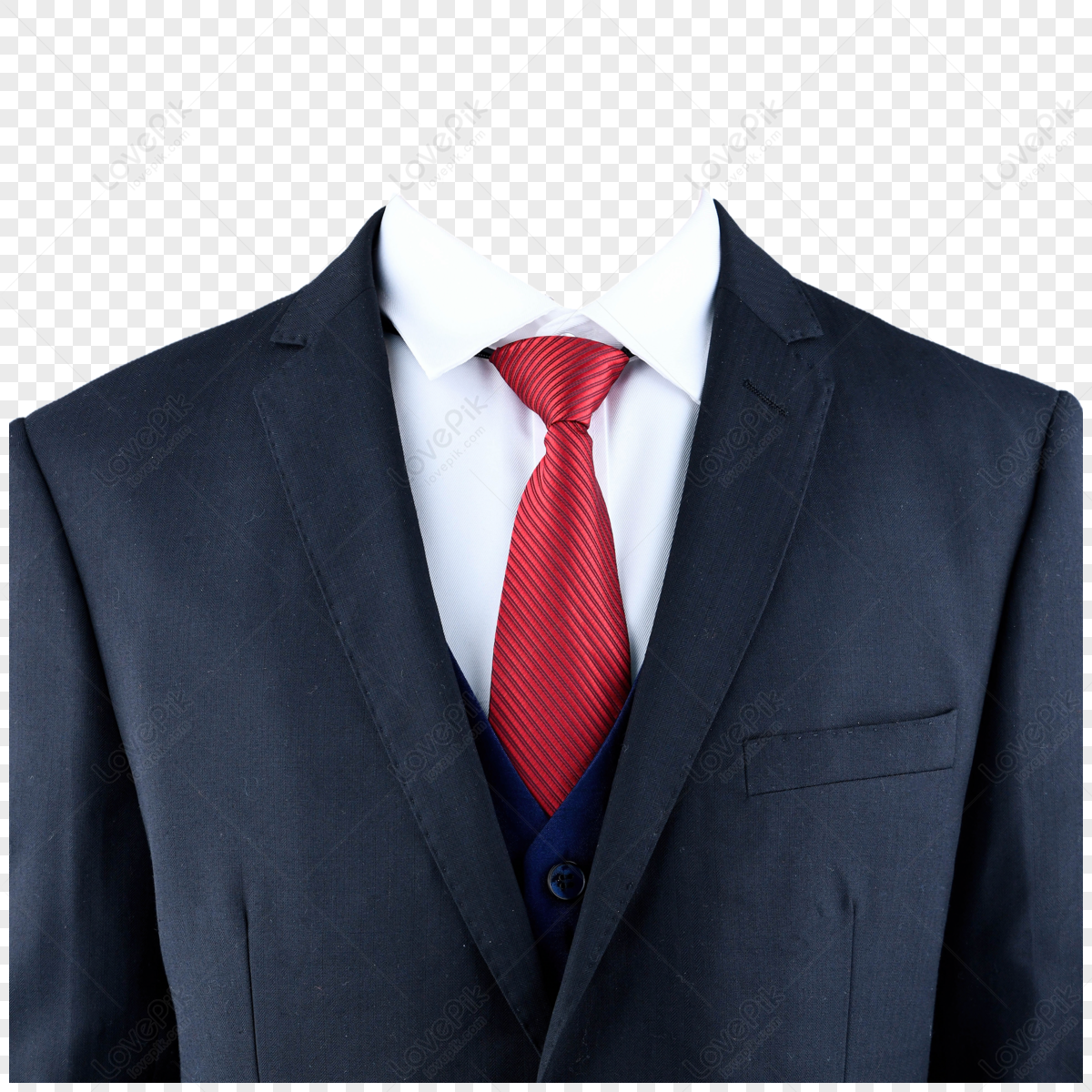 Bustphoto Photography Illustration Red Tie White Shirt Black Suit ...