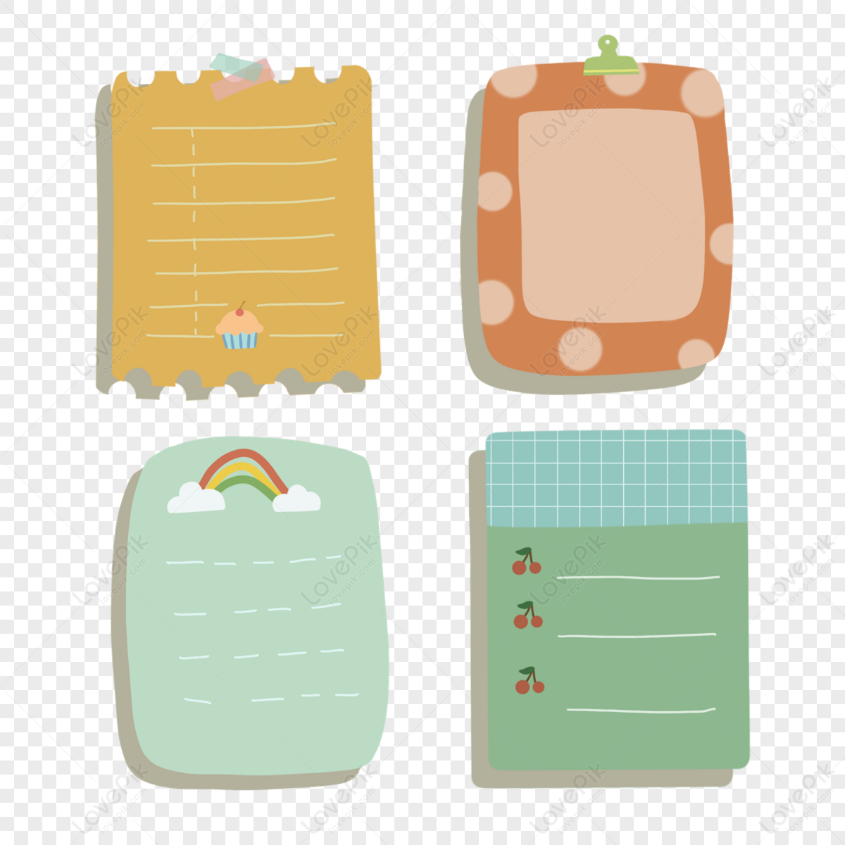 Scrapbook Stickers PNG Transparent Images Free Download, Vector Files