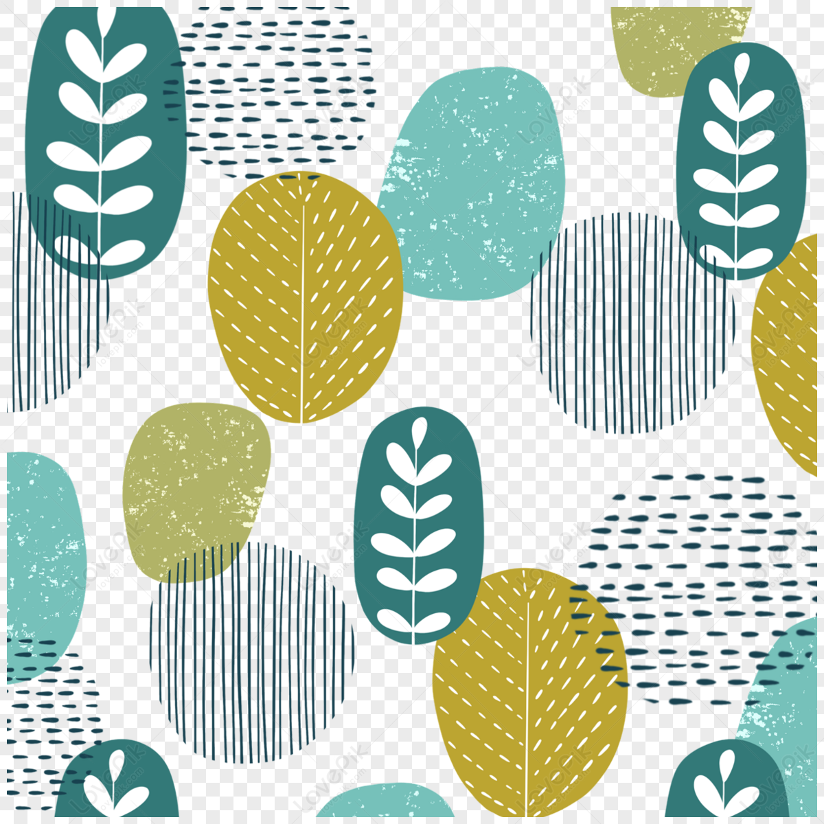 Premium Vector  Texture of green leaves green background pattern vector