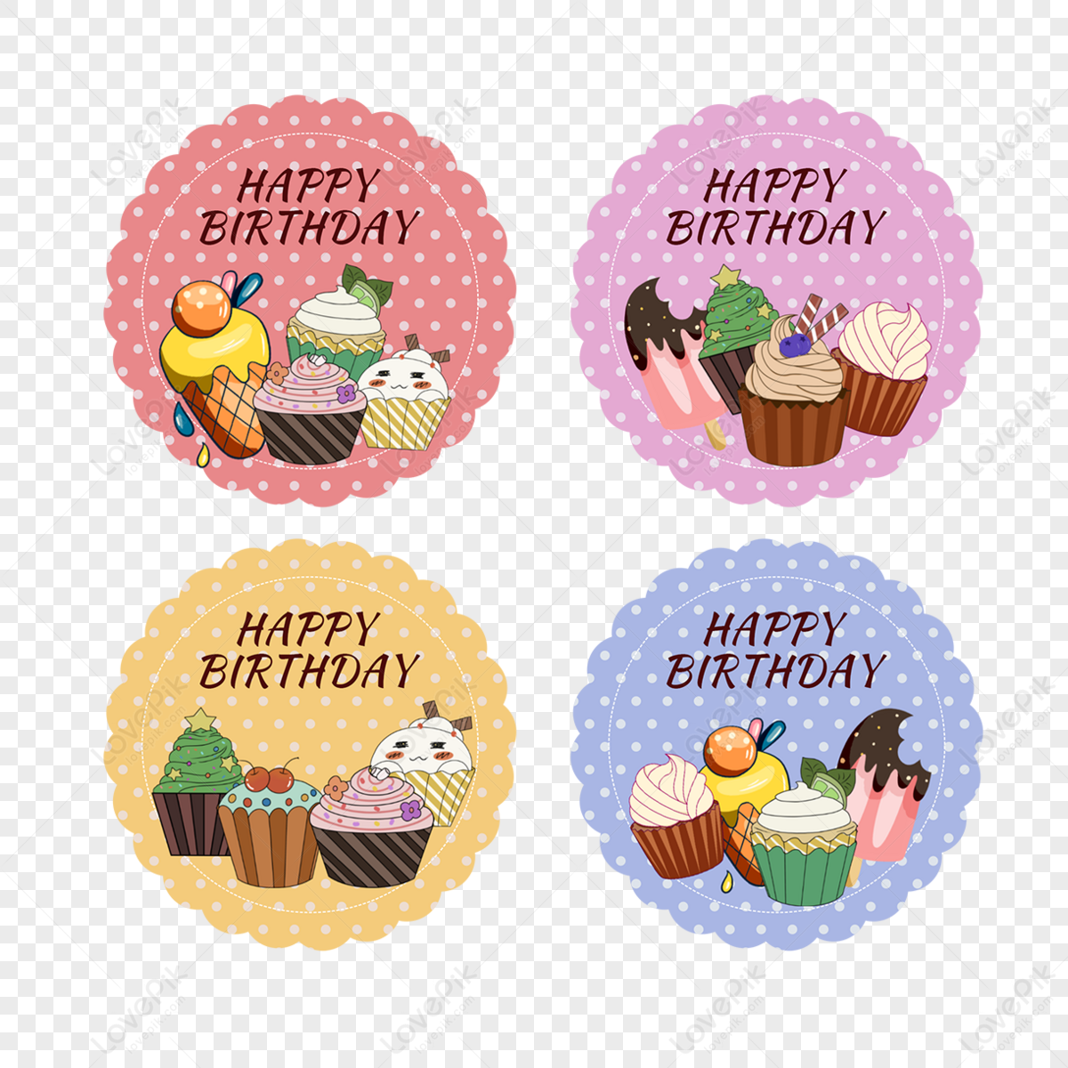 Cake Badge PNG Images With Transparent Background | Free Download On ...