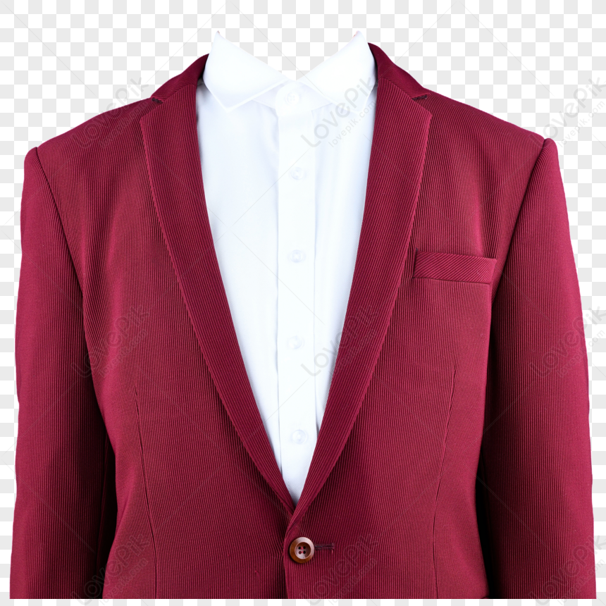 Half-length Red Suit White Shirt Without Tie Photography,vest,clothes ...