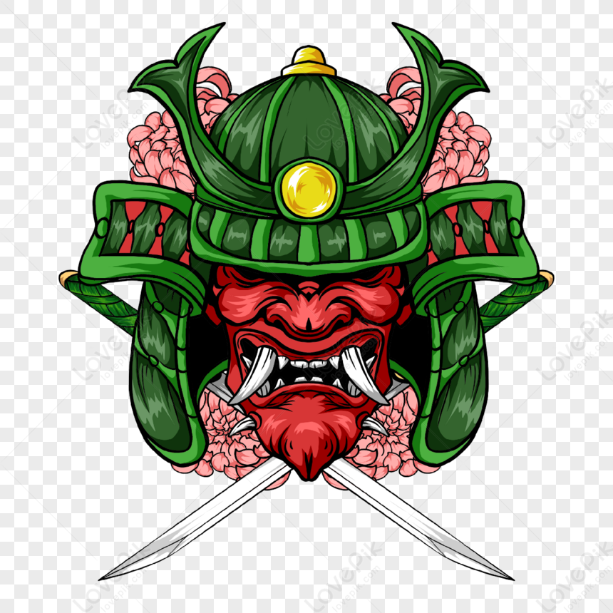 Maschera da samurai elmo da samurai giapponese