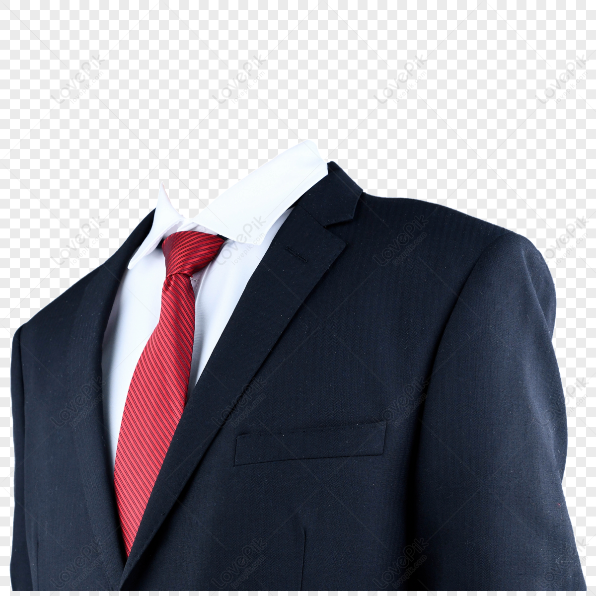 Photographic Black Suit White Shirt Red Tie,cloth,dress Shirt Free PNG ...