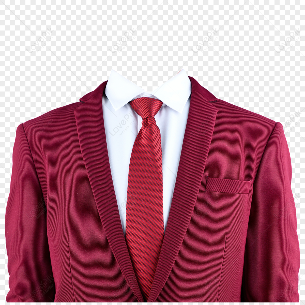 Modern Suit Illustration Vector, Official Suit, Modern