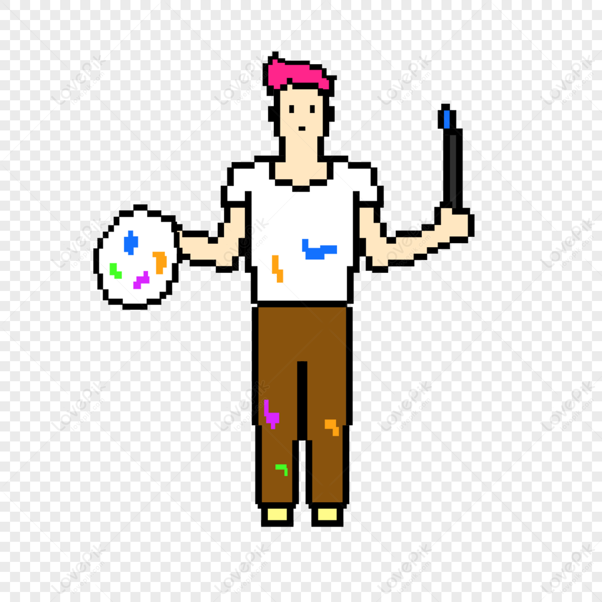 Pixel Art Man Images, HD Pictures For Free Vectors Download - Lovepik.com