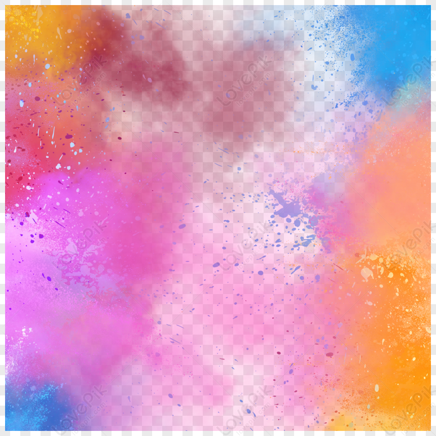 Purple Sprinkling Water Color Border,sprinkles,watercolor Border ...