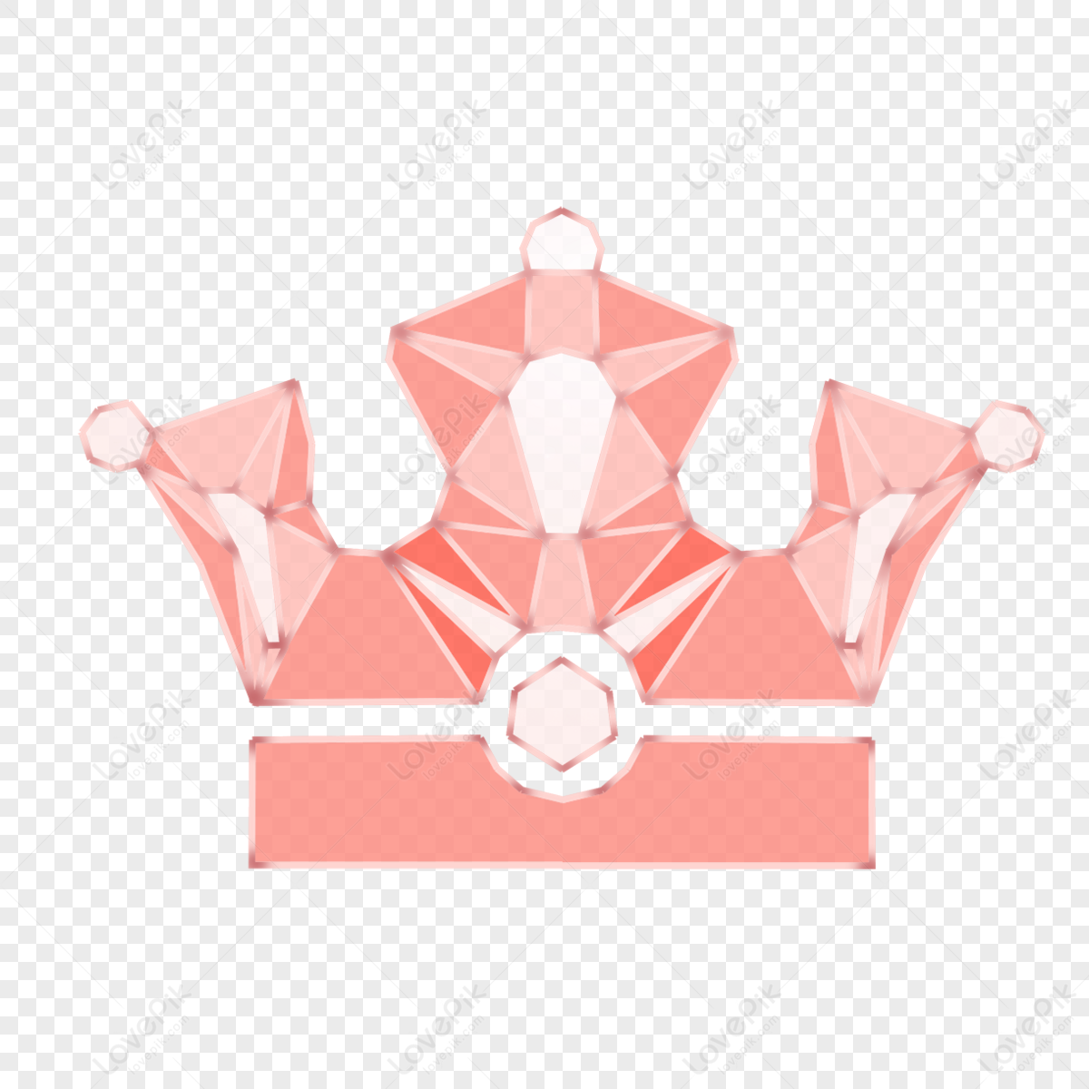 Rose Gold Light Effect Line Red Crown,red Roses,rose Lines PNG ...