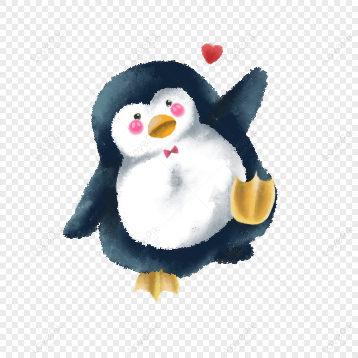 Small penguin watercolor vacuum animal,circle,relationship,banner png transparent background