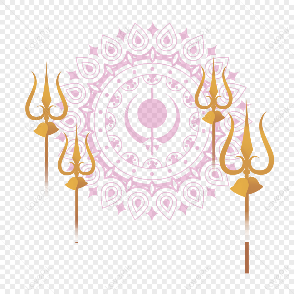 Trishul Tattoo Designs - Symbol of Shiva