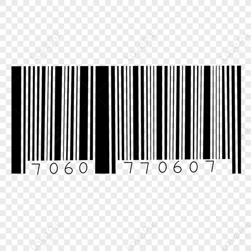 Cartoon Barcode,white,black,black And White PNG Free Download And ...