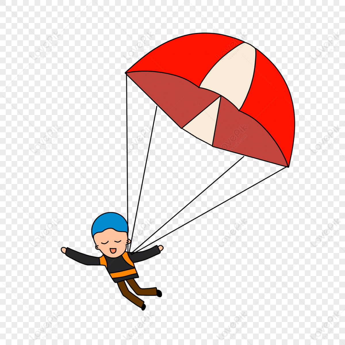 Parachute,people,cartoon PNG Free Download And Clipart Image For Free ...