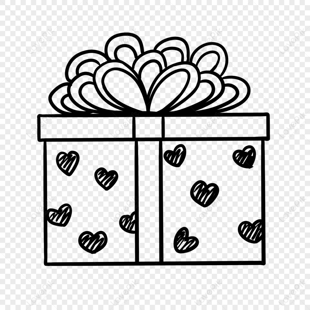 Round gift box with bow cartoon. Christmas or birthday present  illustration. 11481086 Vector Art at Vecteezy