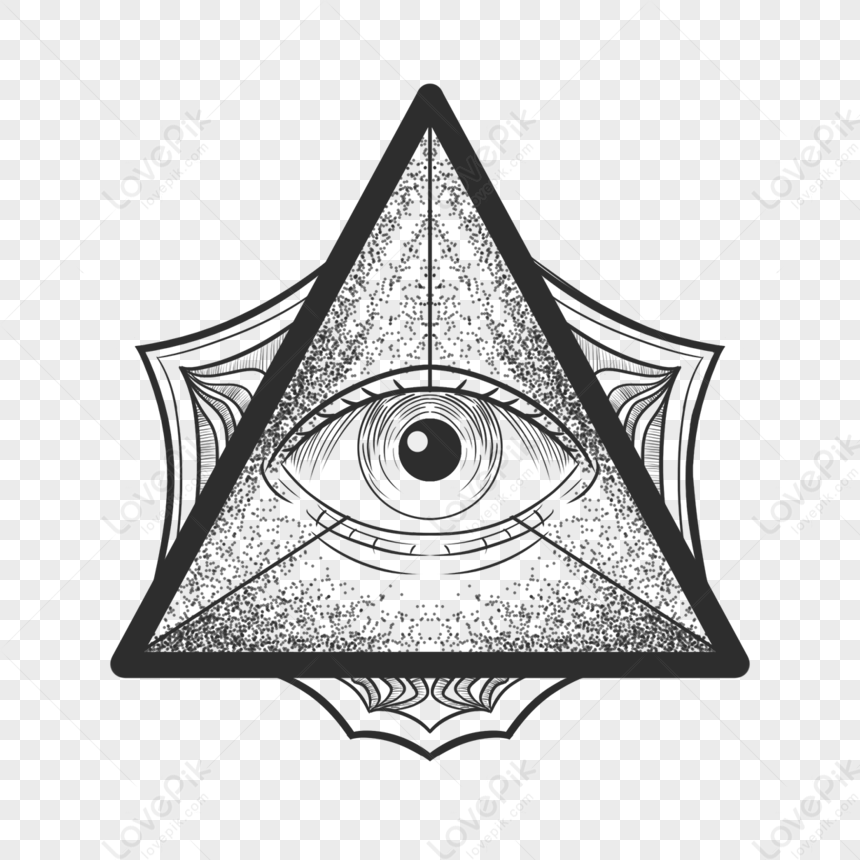 Black And White Style Monocular Mysterious Eyes,tattoo,tarot Free