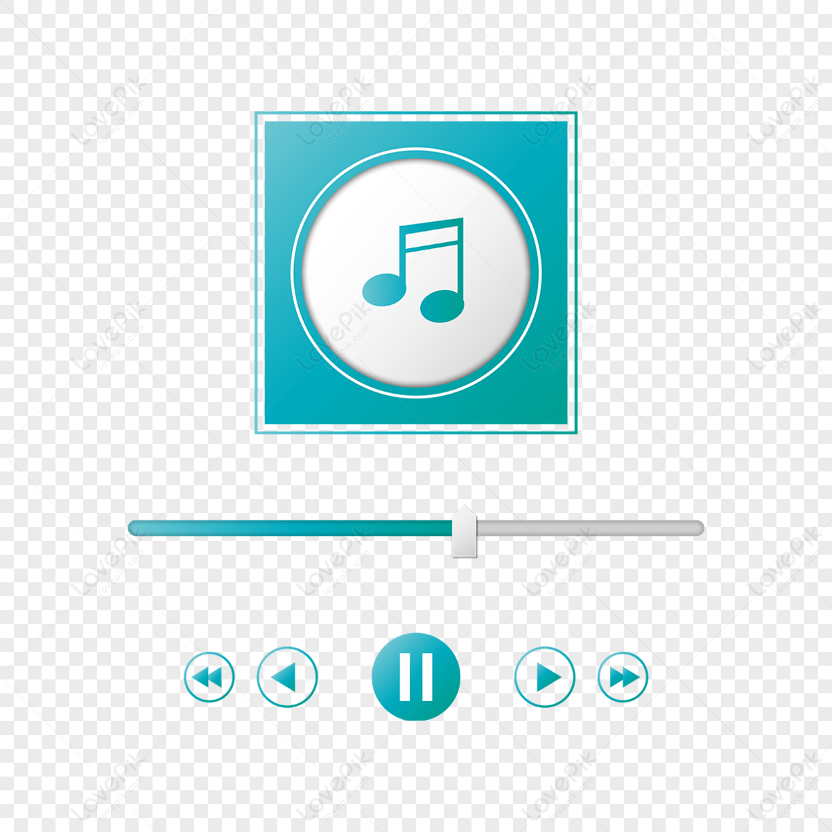 Music player icon Royalty Free Vector Image - VectorStock
