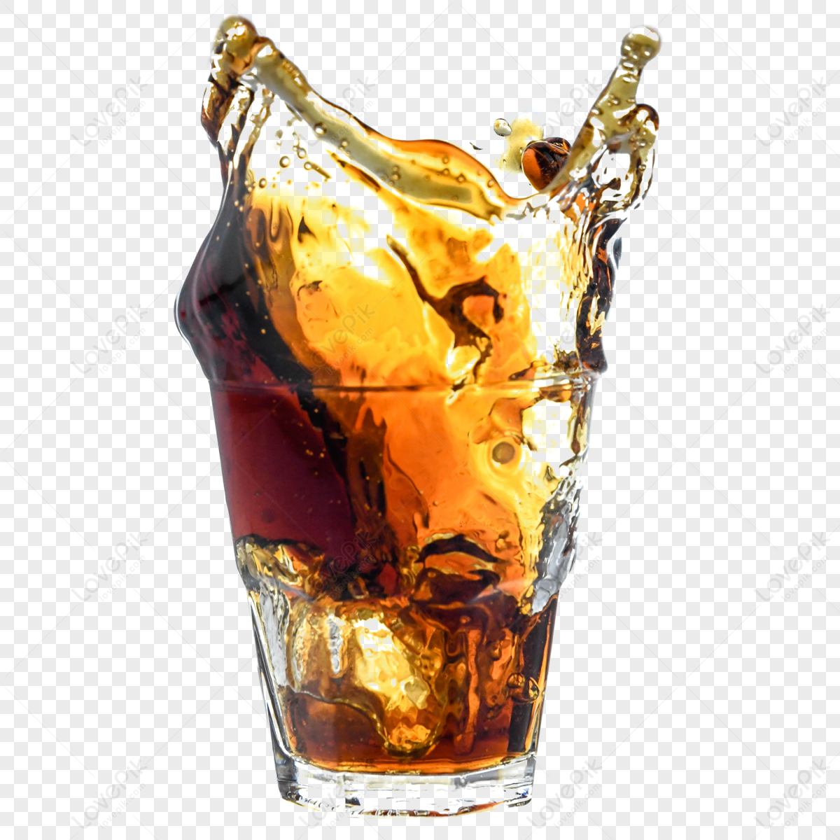 Glass Cup Coke Brown Carbonated Drink, Drink, Glass, Food PNG