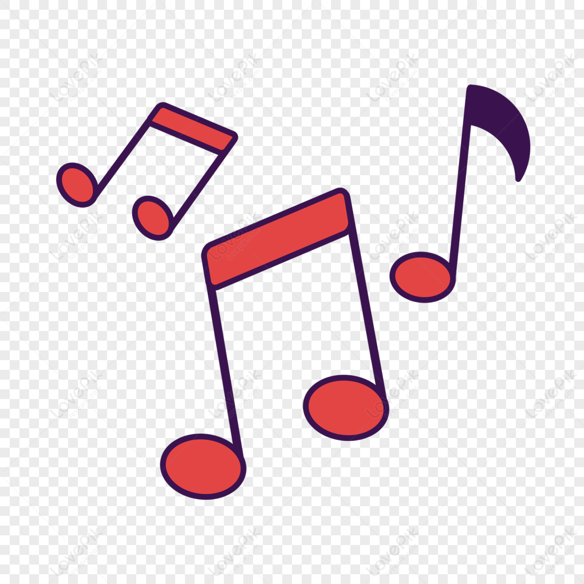 Materiale per note musicali, materiale clipart, musica png