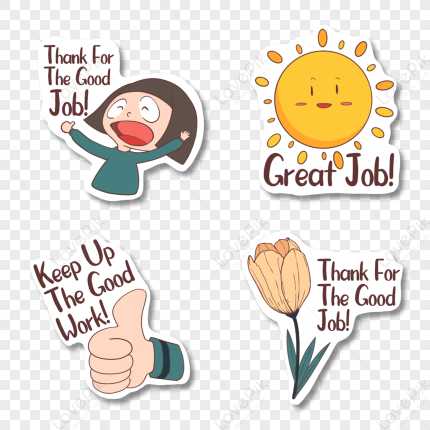 Incentive Discourse Sticker Cartoon Style Small Sun,encouragement,text ...