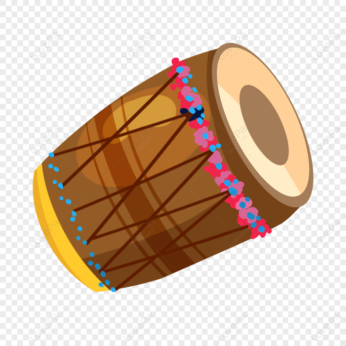 Traditional Drum PNG Images With Transparent Background | Free Download ...