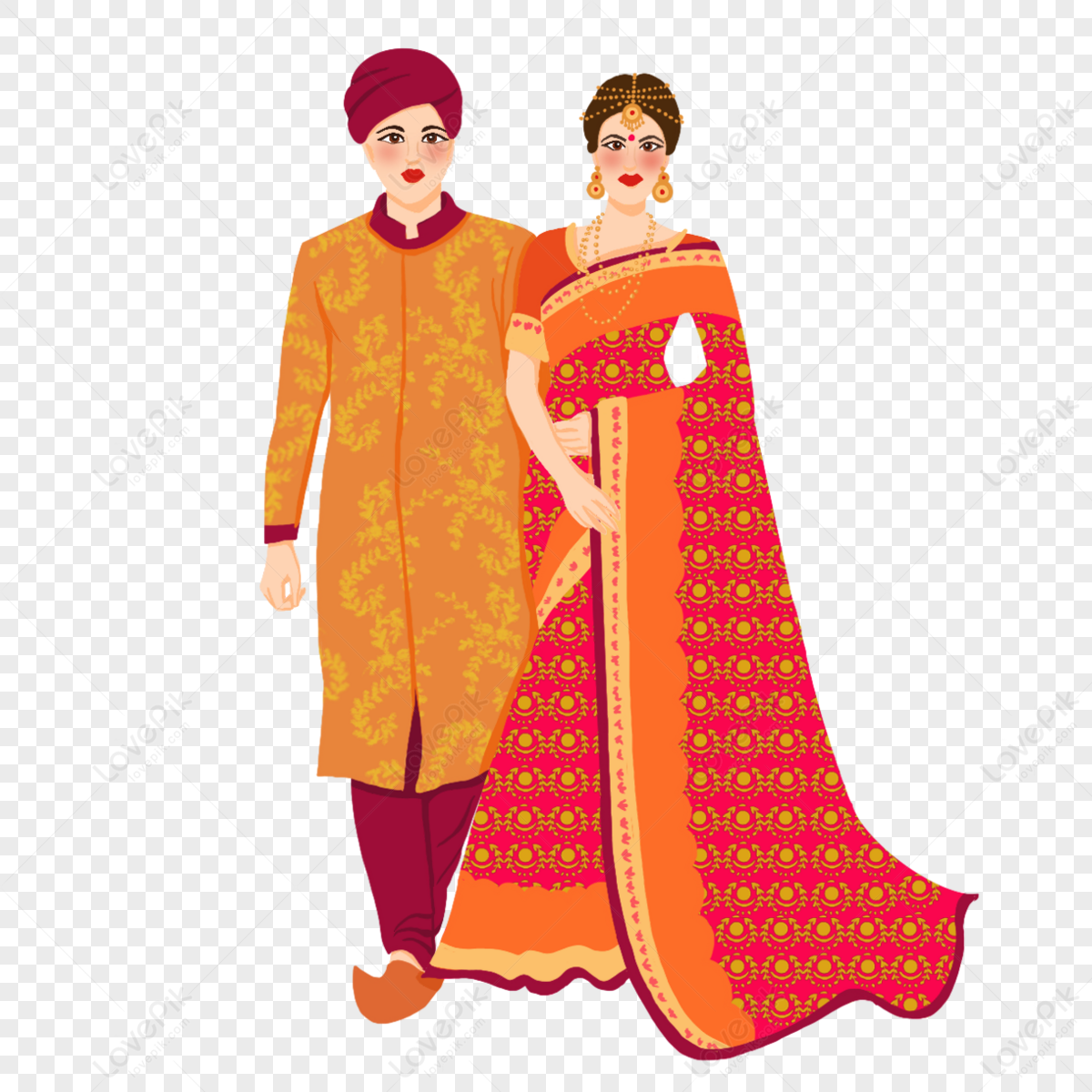 Bengali Couple in Traditional Dress - Kids Portal For Parents