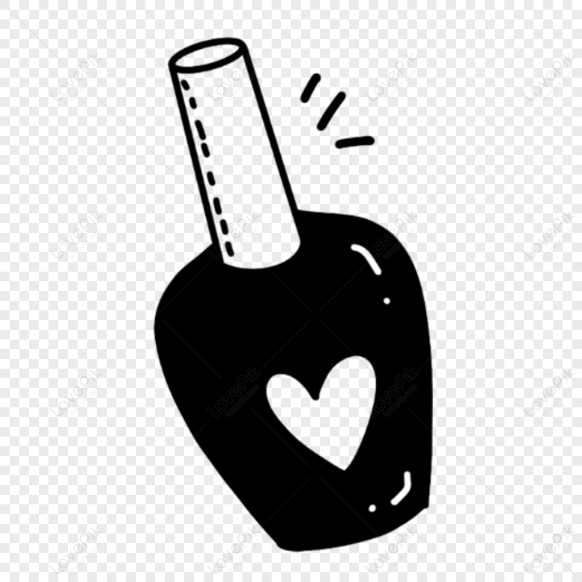 Hand Painted Cartoon Nail Polish Element, Icon Nail, Icon Light, Bottles Icon  PNG Transparent Background And Clipart Image For Free Download - Lovepik |  400998890